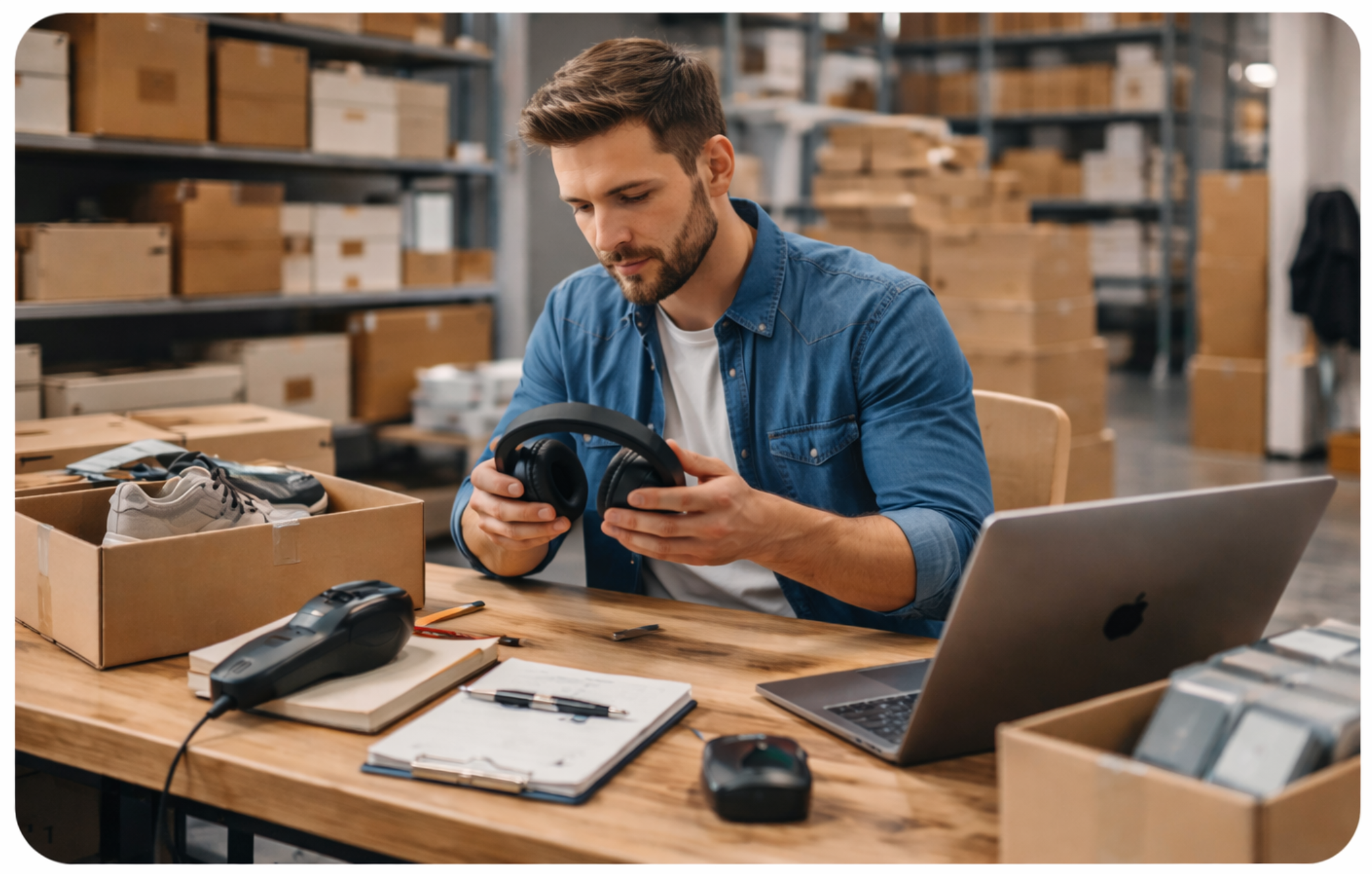 Revisión de productos de devoluciones para su posterior reventa